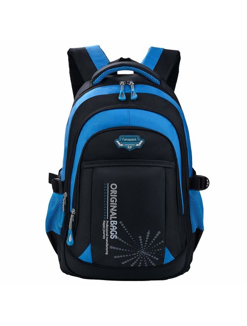 Fanspack School Bags for Boys Backpack Kids Backpack Bookbags School Backpack