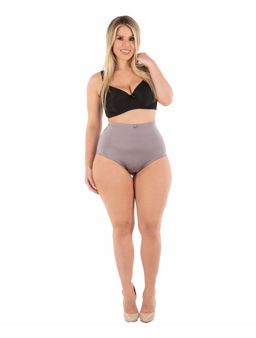 Barbras 6 Pack Womens High-Waist Tummy Control Girdle Panties