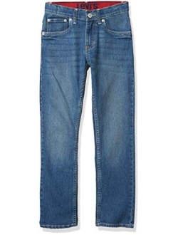 Boys' Slim Fit Elastic Waistband Jeans
