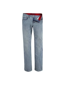 Boys' Slim Fit Elastic Waistband Jeans