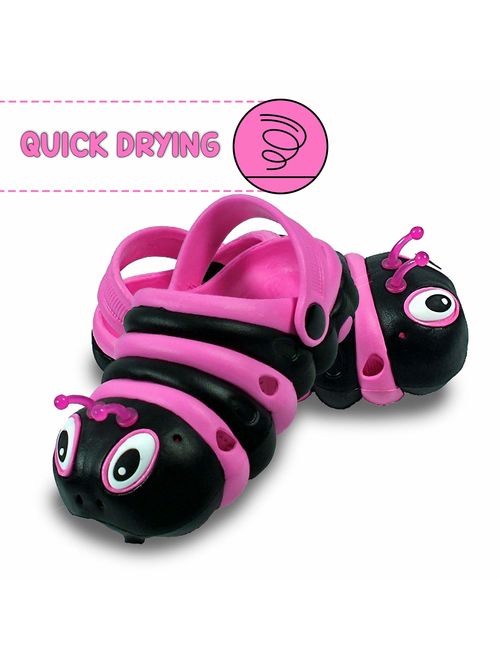 Walking Slippers for Kids Girls Boys and Toddler - Funny Comfortable Animal Designed Charm Shoes- Garden Shoes