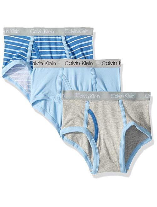 Calvin Klein Boys' Kids Modern Cotton Assorted Briefs Underwear, Multipack