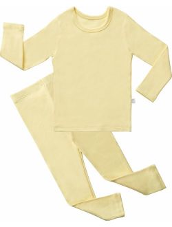 AVAUMA Baby Boys Girls Pajama Set Kids Toddler Snug fit Basic Cotton Sleepwear for Christmas and Daily