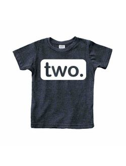 2nd Birthday Shirt boy 2 Year Old Toddler Kids Outfit Second Two t-Shirt Party