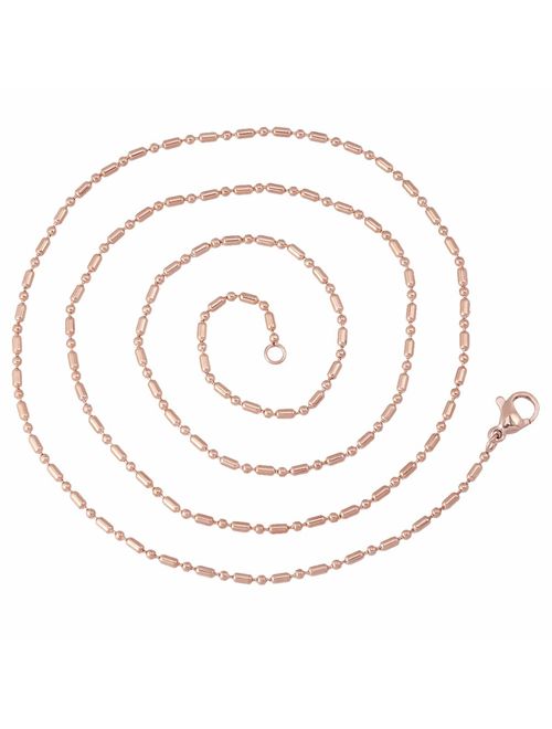 SUNYIK Tumbled Gemstone Tree of Life Pendant Necklace for Women Men