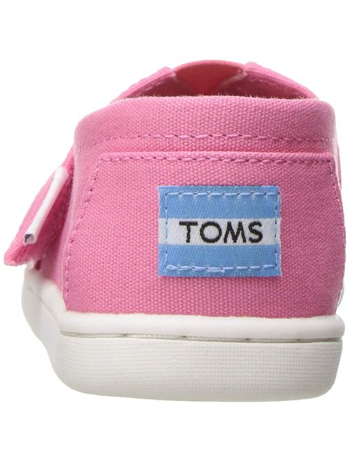 TOMS Kids Bubblegum Pink Canvas Tiny Classics 10009918