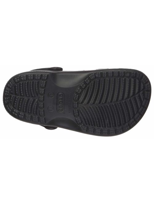 Crocs Kids' Baya Clog |Comfortable Slip On Water Shoe for Toddlers, Boys, Girls, Black, 6 M US Toddler