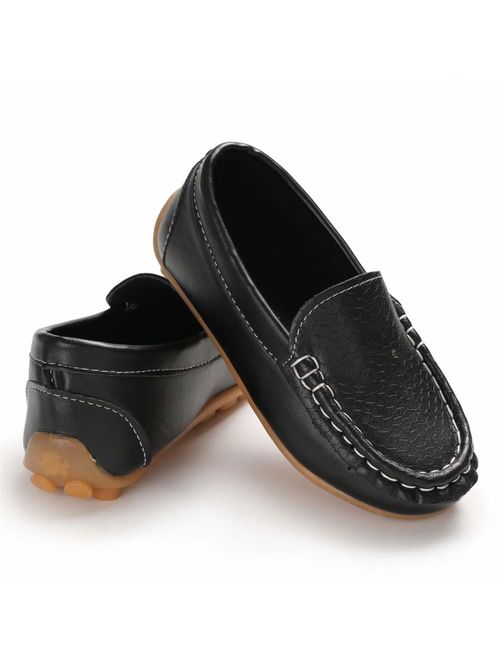 Toddler/Little Kid UBELLA Boys Girls Loafers Slip-on Dress Shoes 