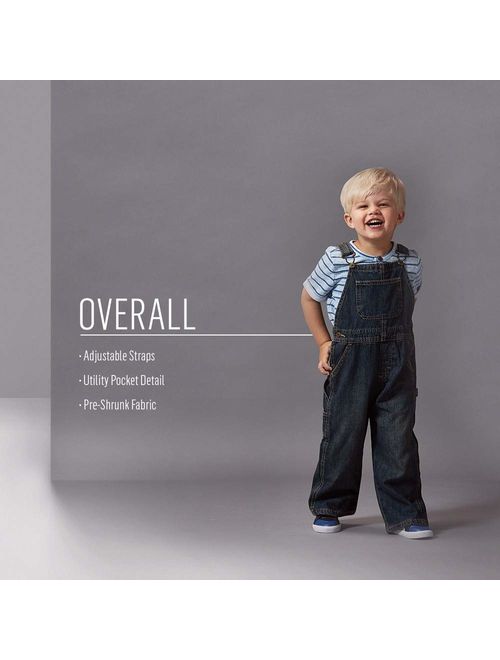 Wrangler Authentics Toddler Boys' Denim Overall