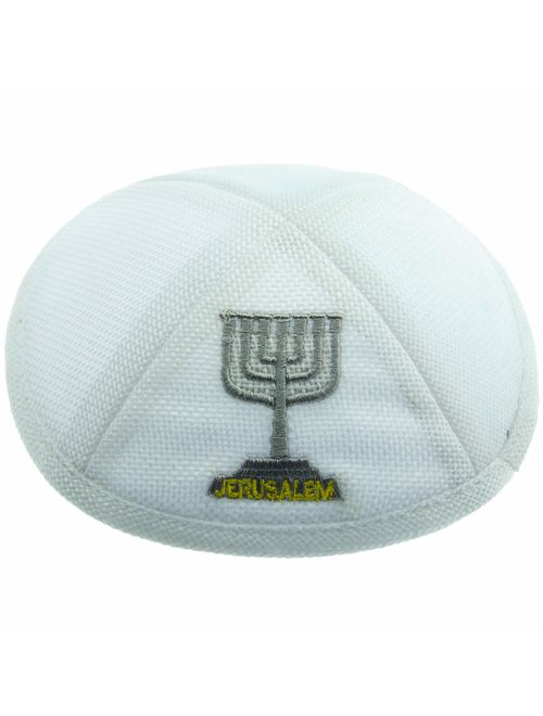 ateret yudaica Pack of 3/4/5/6/10-Pcs - Hq Kippah for Men & Boys, Yamaka Hat from Israel - Kippot Bulk.