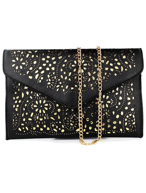 2019 Women Envelope Wedding Party Purses Chain Shoulder Bag Evening Day Clutch Bag