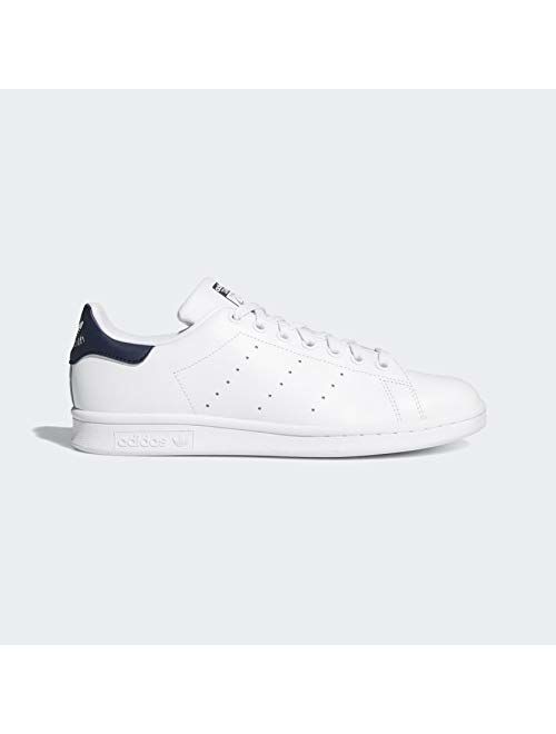 adidas Originals Women's Stan Smith Sneaker, Footwear White/Collegiate Navy, 7