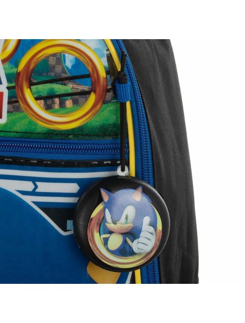 Bioworld Kids Sonic Backpack 5-Piece Combo School Supplies Set