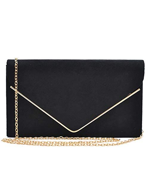 Dasein Women's Evening Clutch Bags Formal Party Clutches Wedding Purses Cocktail Prom Clutches