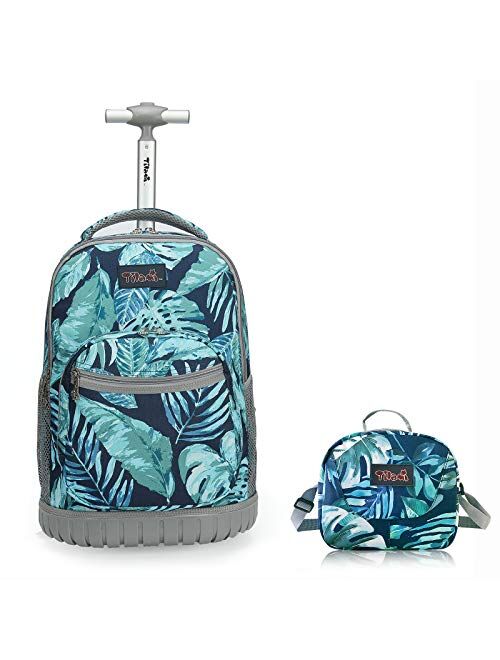 Buy Tilami Rolling Backpack Laptop 18 inch with Lunch Bag online 