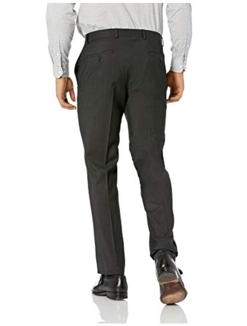 Kenneth Cole New York Mens 2 Button Slim Fit Suit with Hemmed Pant Business Suit Pants Set