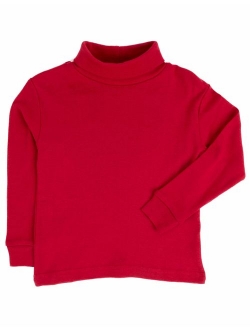 Girls Boys & Toddler Solid Turtleneck