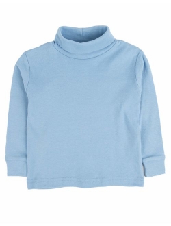Girls Boys & Toddler Solid Turtleneck