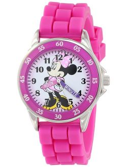 Minnie Mouse Kids' Analog Watch with Silver-Tone Casing