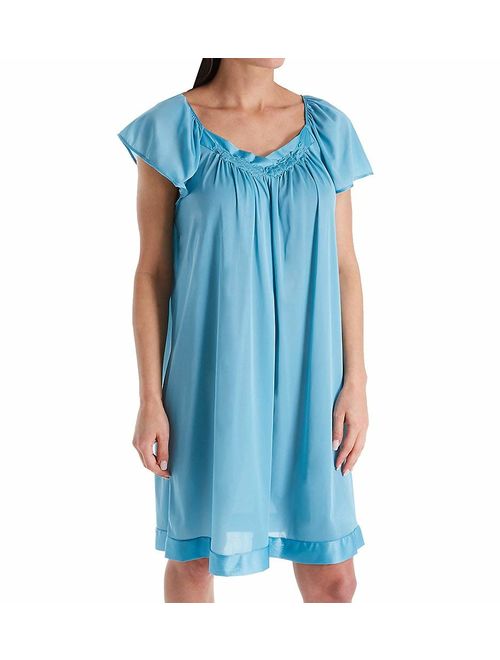 Exquisite Form Women's Flutter Sleeve Short Nightgown #30109