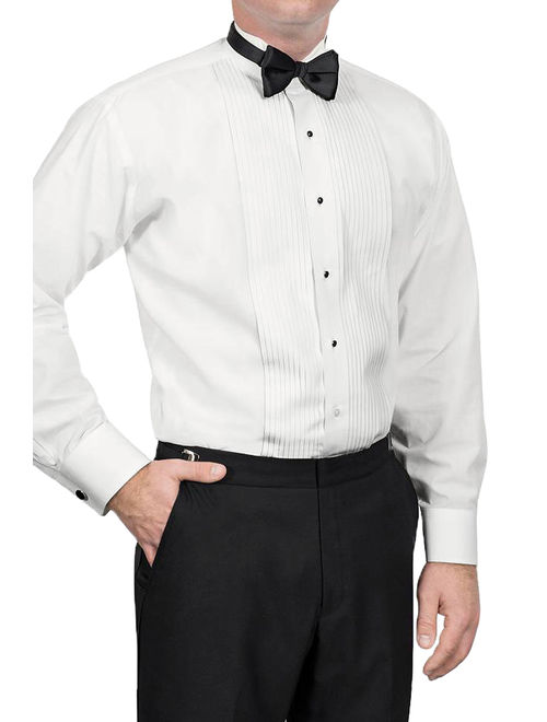 Neil Allyn Men's 100% Cotton Tuxedo Shirt, Slim Fit