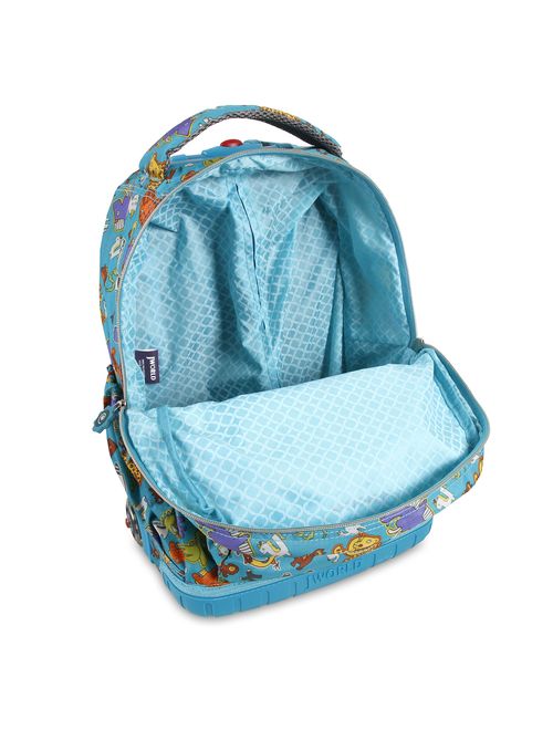 J World New York Kids' Lollipop Rolling Backpack with Lunch Bag
