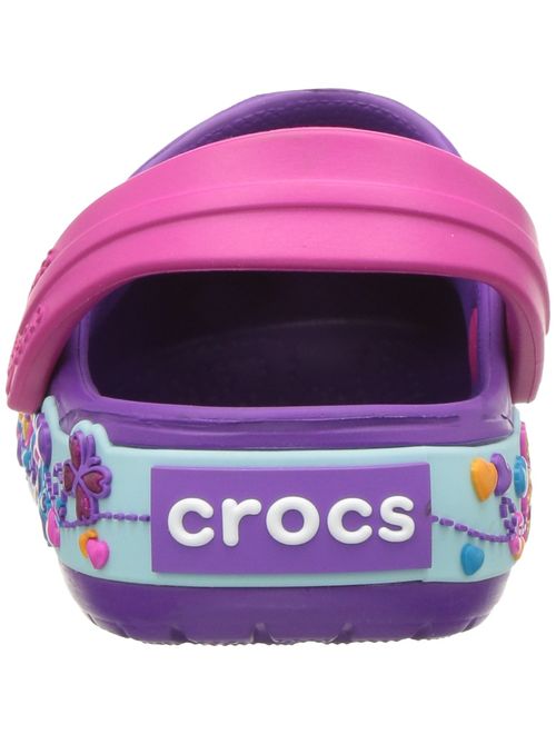 Crocs Kids' Crocband Fun Lab Butterfly Graphic Clog