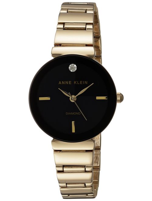 Anne Klein Women's Diamond-Accented Bracelet Watch