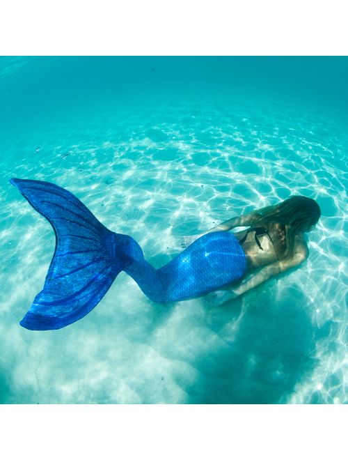 Fin Fun Reinforced Mermaid Tails for Swimming and Monofin - Kids, Girls & Adults
