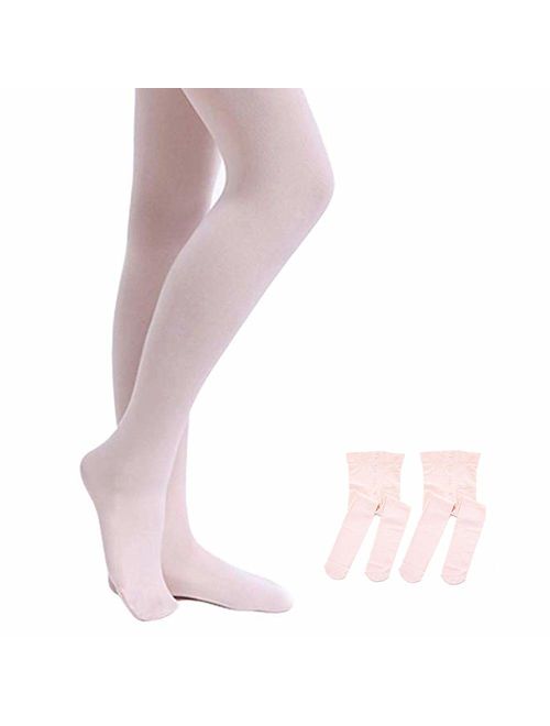 STELLE Girls' Ultra Soft Pro Dance Tight/Ballet Footed Tight 
