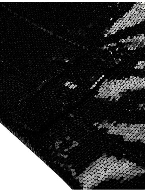 COOFANDY Men's Shiny Sequins Suit Jacket Blazer One Button Tuxedo for Party,Wedding,Banquet,Prom