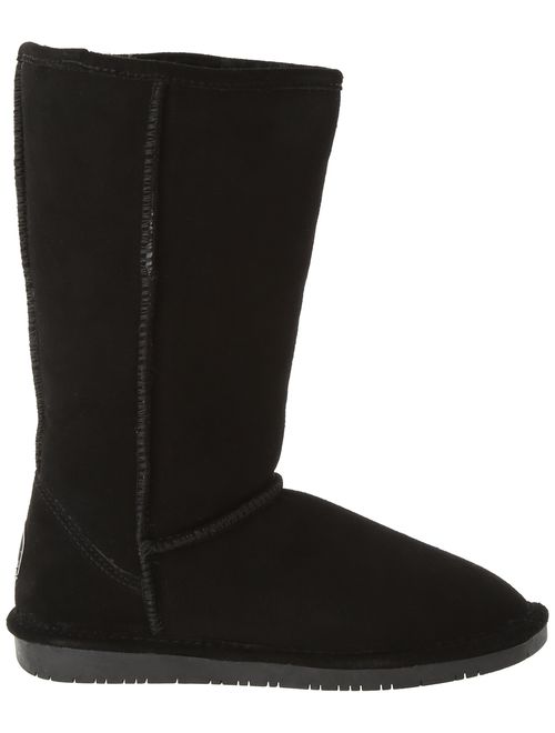 BEARPAW Women's Emma Tall Winter Boot, Black, 9 M US