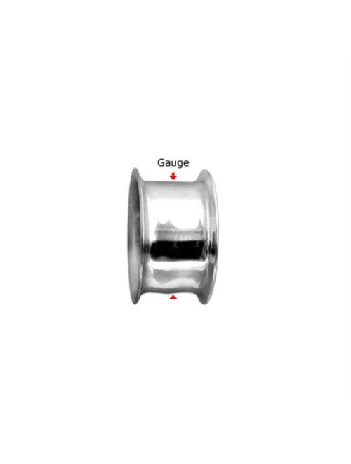BodyJ4You 20PC Plugs Single Flare Acrylic Ear Gauges 12G-20mm Expander Stretching O-Ring Piercing Set