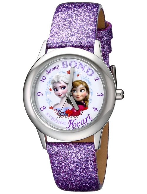 Disney Kids' W000972 Frozen Tween Watch with Purple Sparkle Band