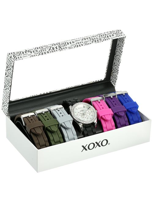 Buy XOXO Women's XO9028 Watch Set with Seven Interchangeable 