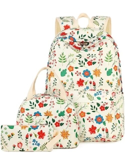 CAMTOP Teens Backpack for School Boys Girls School Bookbag Set Travel Daypack