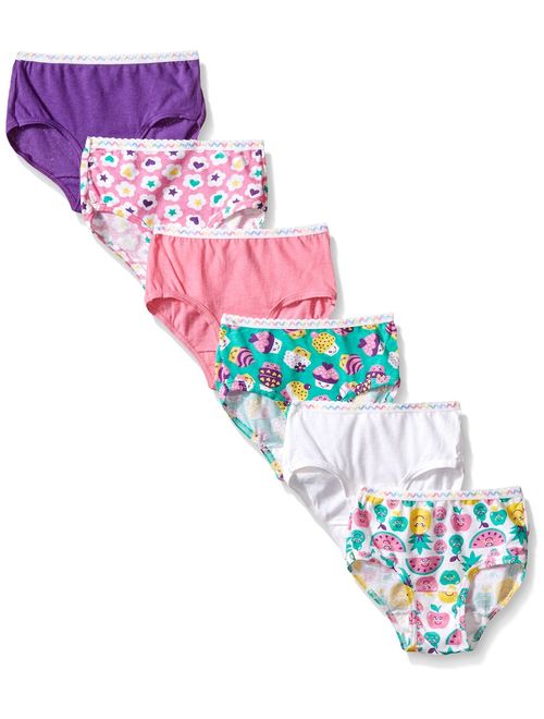 Fruit of the Loom Little Girls' Wardrobe Brief (Pack of Six)