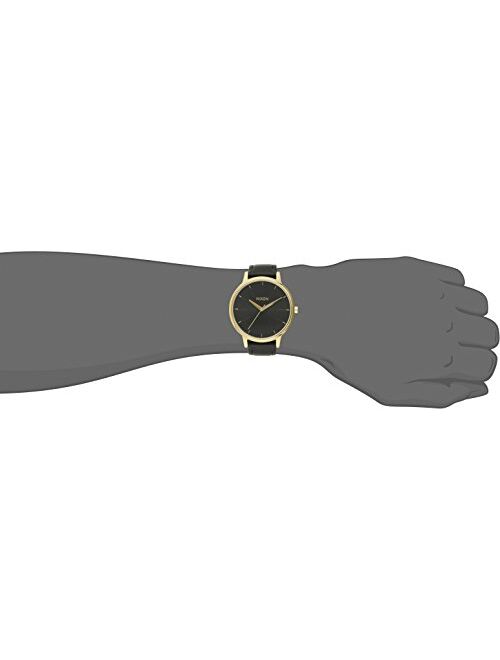 Nixon Kensington Leather Casual Designer Women's Watch (37mm. Leather Band)