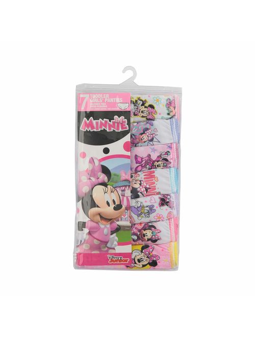 Disney Little Girls' Minnie Seven-Pack of Brief Underwear
