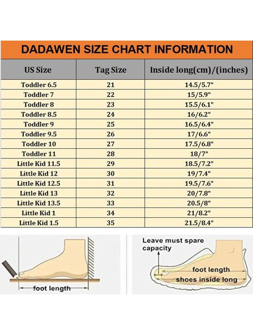 DADAWEN Baby's Boy's Girl's Canvas Light Weight Slip-On Loafer Casual Running Sneakers