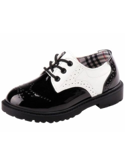 Children's Boy's Girl's Lace-Up School Uniform Shoes Comfort Oxford Dress Shoes (Toddler/Little Kid/Big Kid)