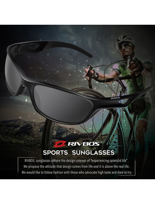 Buy RIVBOS Polarized Sports Sunglasses Driving shades For Men TR90