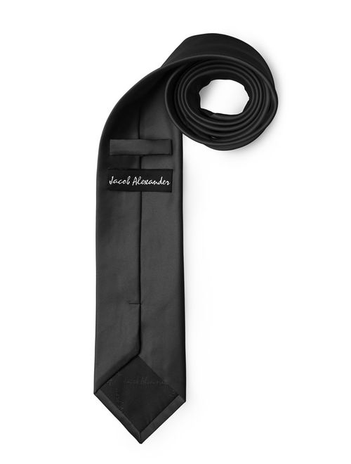 Jacob Alexander Solid Color Men's Regular Tie