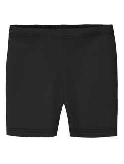 City Threads Girls' 100% Cotton Bike Shorts for Sports, School Uniform, or Under Skirts Made in USA