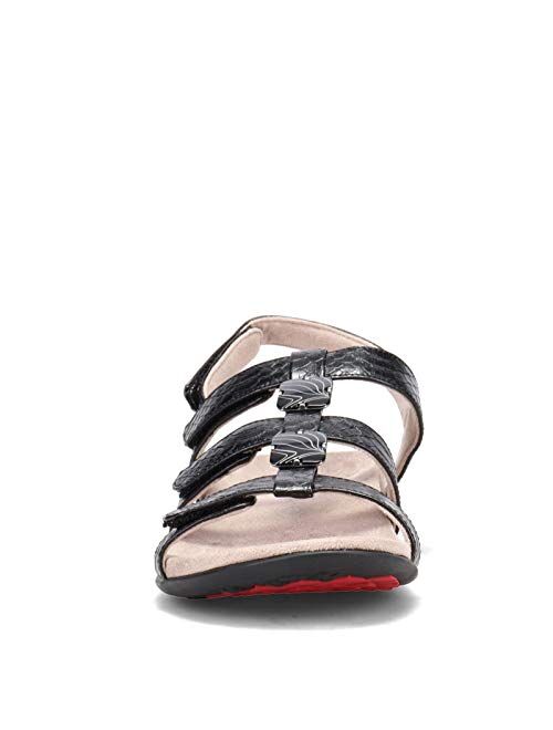 Vionic Women's Rest Amber Backstrap Adjustable Sandals with Concealed Orthotic Arch Support