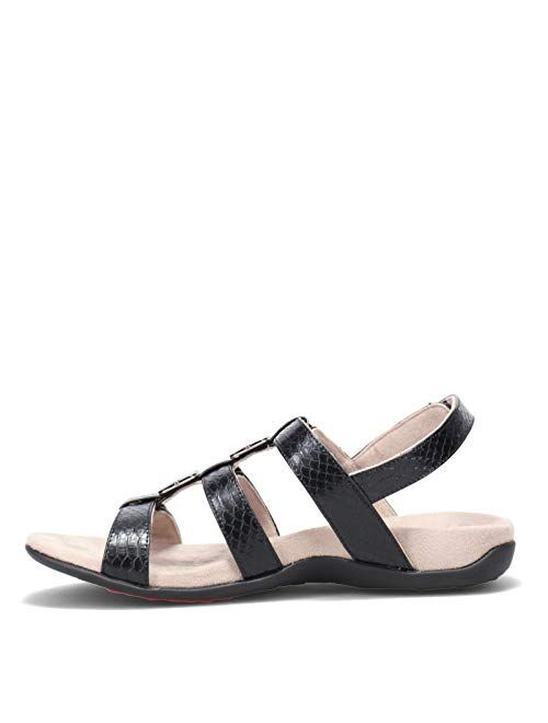Vionic Women's Rest Amber Backstrap Adjustable Sandals with Concealed Orthotic Arch Support