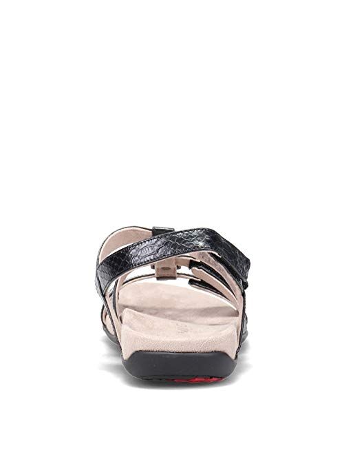 Vionic Women's Rest Amber Backstrap Adjustable Sandals with Concealed Orthotic Arch Support