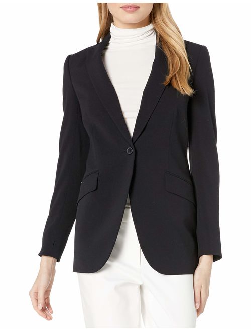 Anne Klein Women's Long 1 Button Jacket