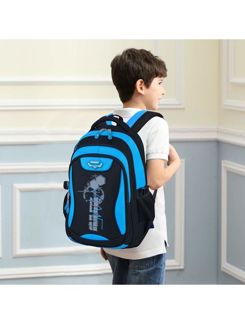 Fanspack School Backpack Fashion Star Print Large Capacity School Bookbag Travel Backpack