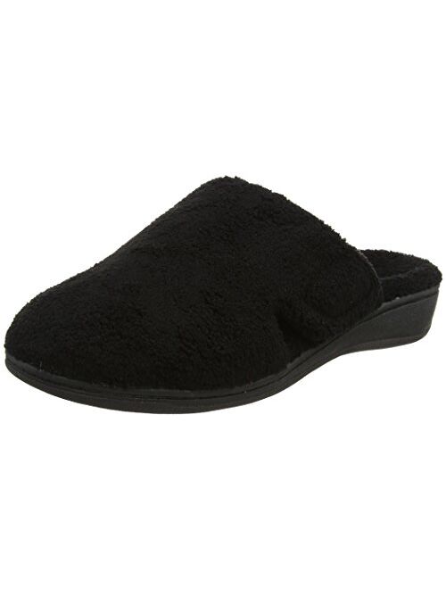 Vionic Women’s Gemma Mule Comfortable Spa House Slippers that include Three-Zone Comfort with Orthotic Insole Arch Support